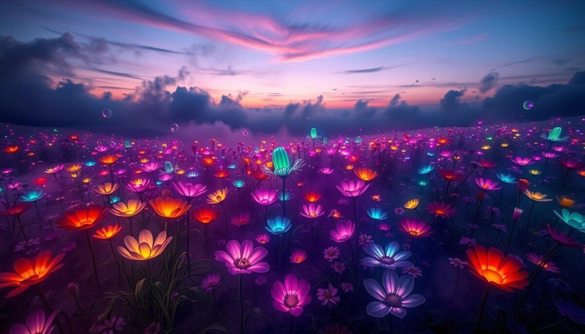 sonhei com flores
