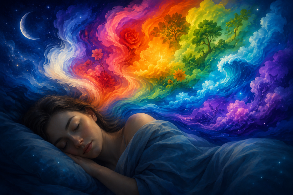 cores no sonho